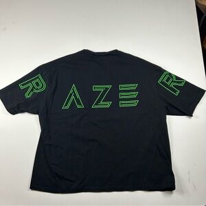 Team Razer Esports Black & Green Shirt Sz Large Oversized Center Logo Quality